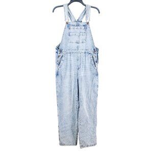 Celebrity Pink Womens XL Denim Overalls Acid Wash Adjustable Straps Straight Leg